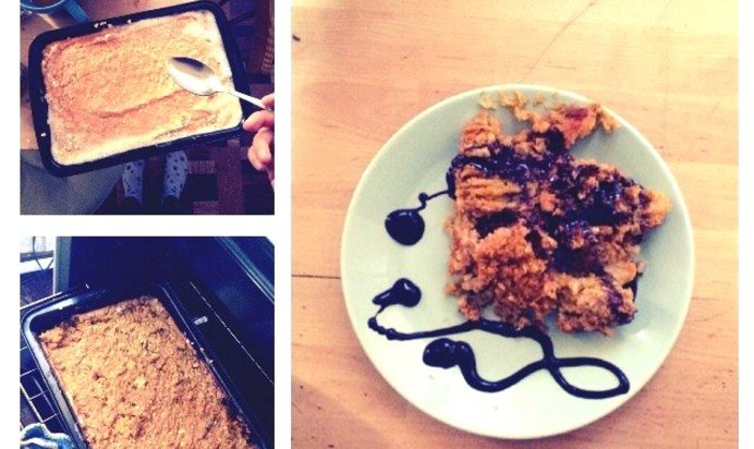 Морковная запеканка из манной каши и творога