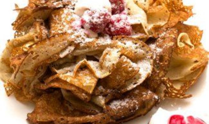 Ажурные тонкие блины