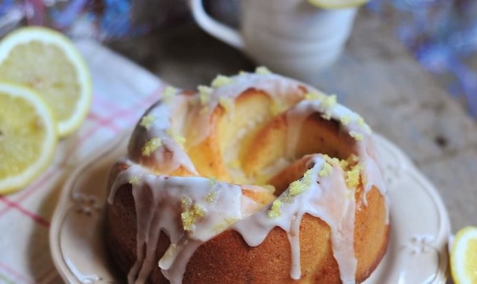 Лимонный кекс