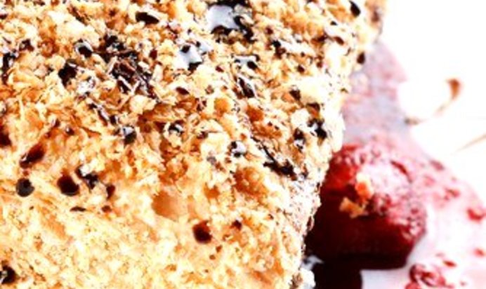 Торт «Наполеон» с кофейным кремом