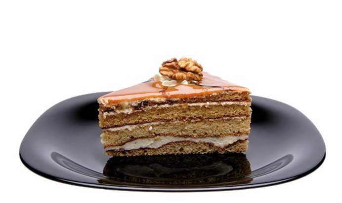 Ореховый торт со сгущенным молоком