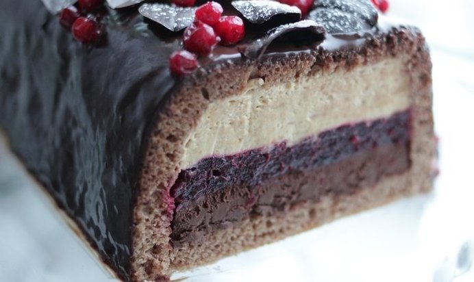 Торт «Рождественское полено»