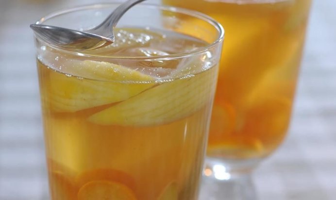 Крепкий белый глинтвейн