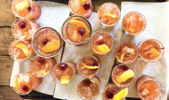 Пунш с бурбоном