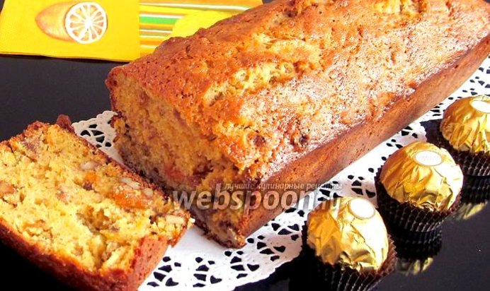 Морковный кекс с изюмом