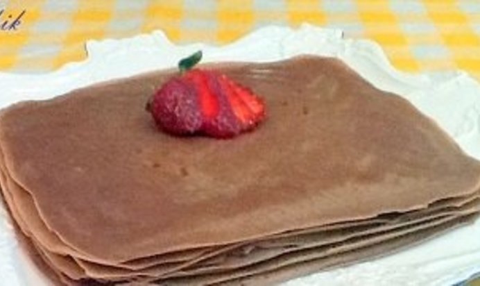 Блины шоколадные