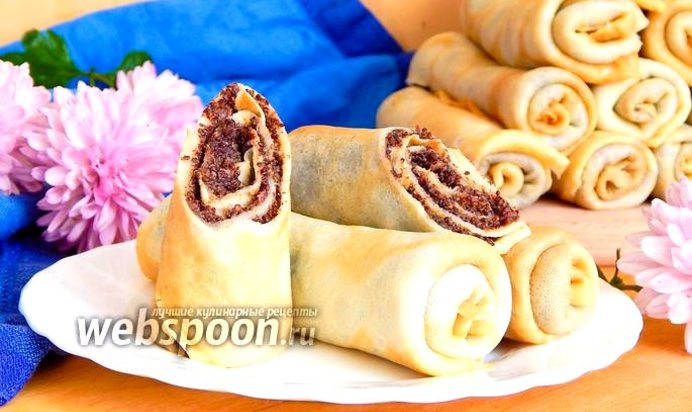 Блинчики с маковой начинкой