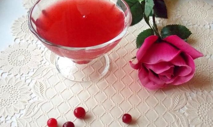 Клюквенный кисель