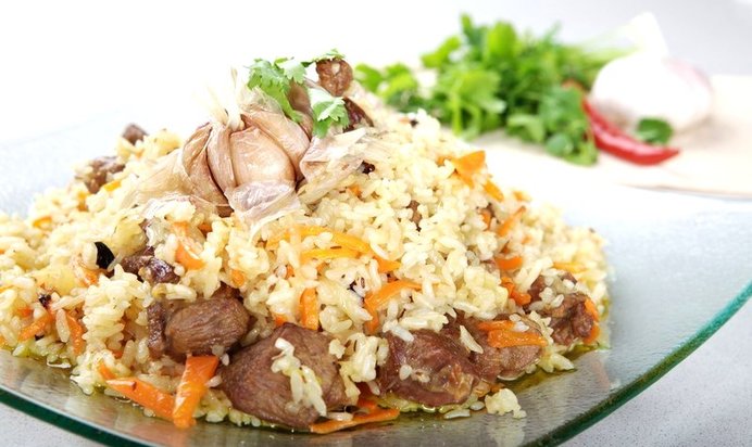 Ароматный плов из баранины