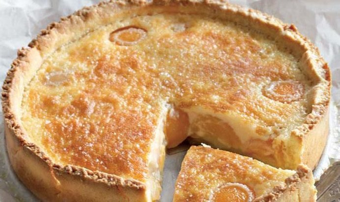 Рассыпчатый абрикосовый торт