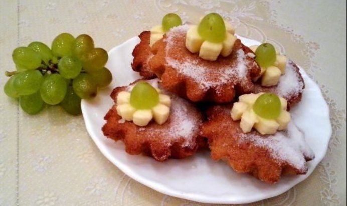 Полезные овсяно-банановые кексики