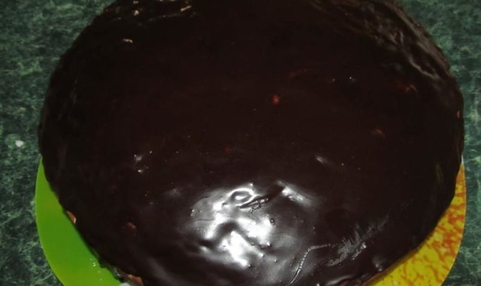 Шоколадный бисквитный торт бисквит