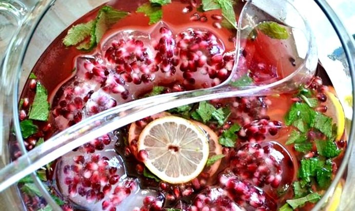 Пунш с шампанским