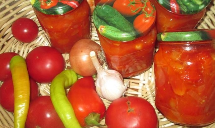 Лечо, приготовленное в мультиварке