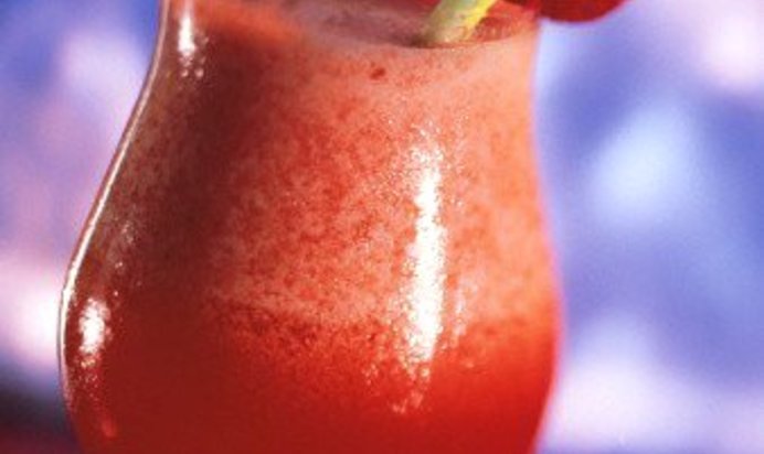 Клубнично-лаймовый коктейль