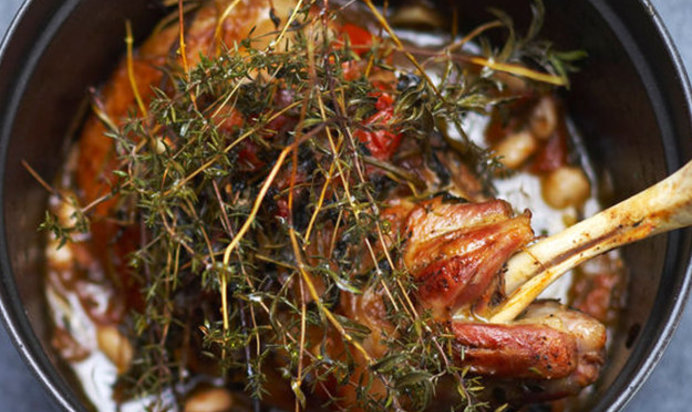 Тушеное плечо ягненка