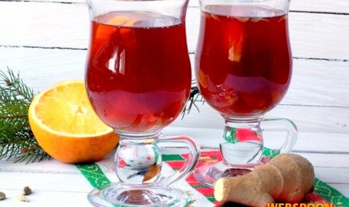 Глинтвейн с апельсином