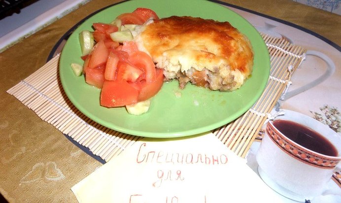 Запеканка Нежность под пармезаном