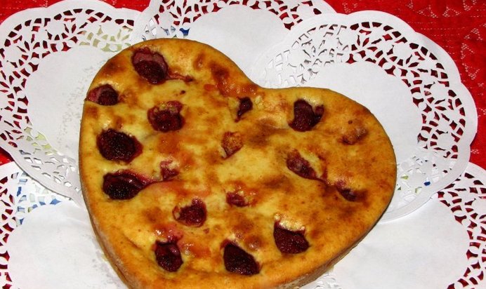 Пирог-запеканка из творога