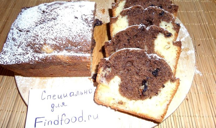 Кекс с двойной начинкой