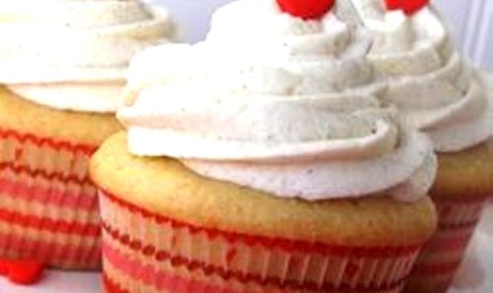 Простые белые кексы