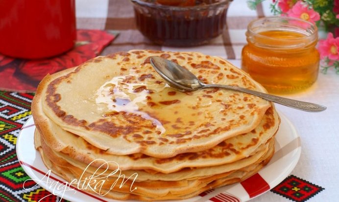 Блинчики на ряженке