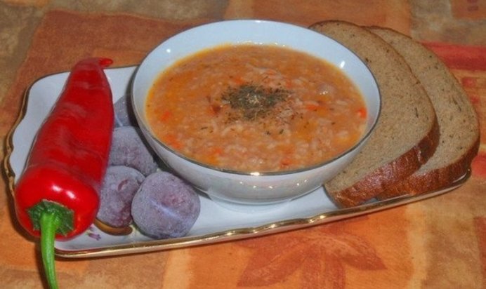 Харчо по-кубански со сливами