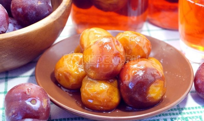 Сливы в сиропе на зиму