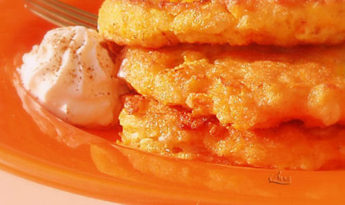 Овсяные оладьи с морковью