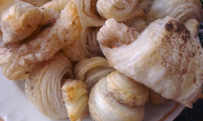 Мини-круассаны с корицей