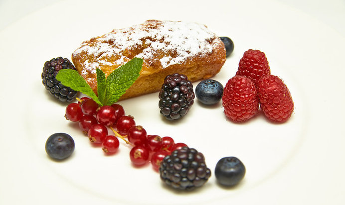 Постный морковный кекс