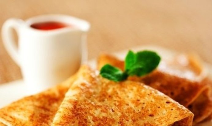 Блинчики на дрожжах и воде