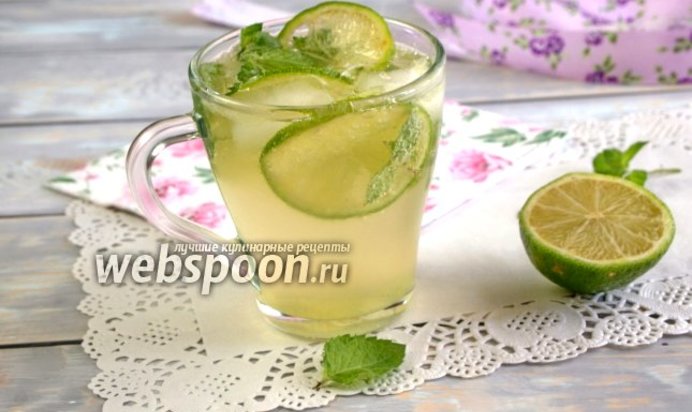 Детский «Мохито» с мёдом