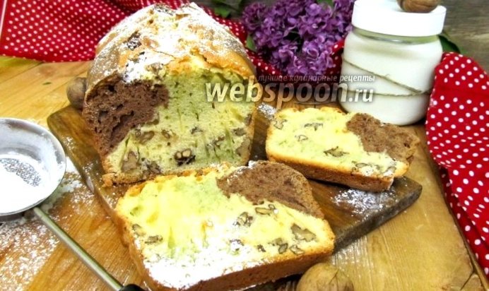 Разноцветный кекс