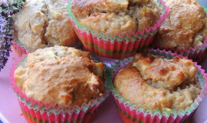 Овсяные кексы с яблоком