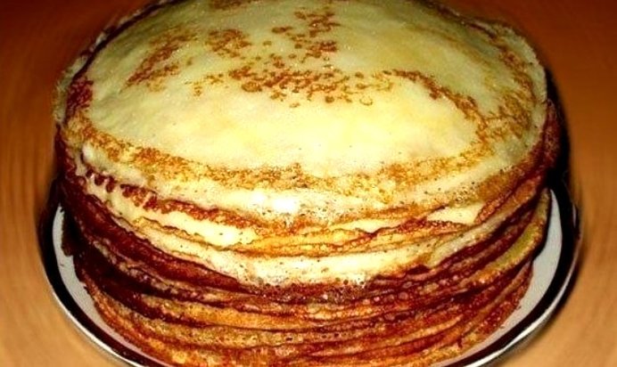 Бабушкины блины на молоке