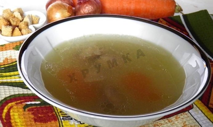 Куриный бульон в мультиварке