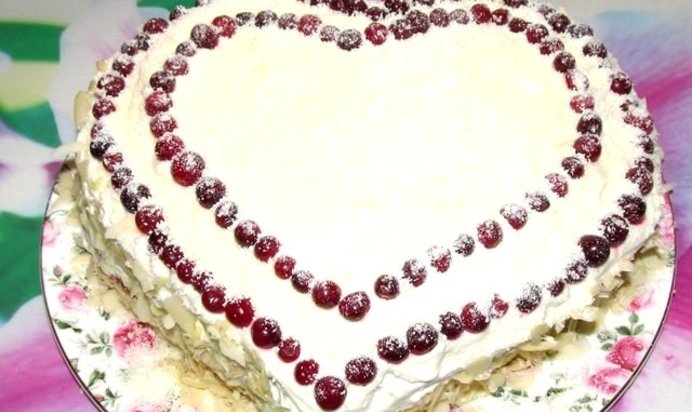 Торт Влюбленное сердце