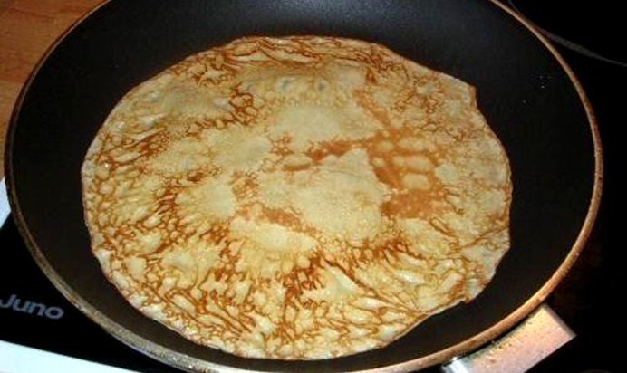 Блинчики с ветчиной и сыром