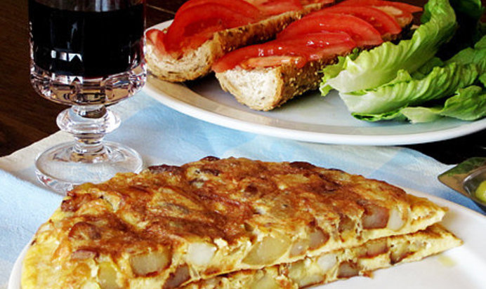 Испанская тортилья с картошкой