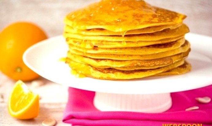 Тыквенно-апельсиновые блины
