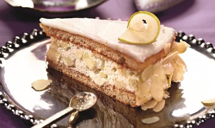 Орехово-грушевый торт