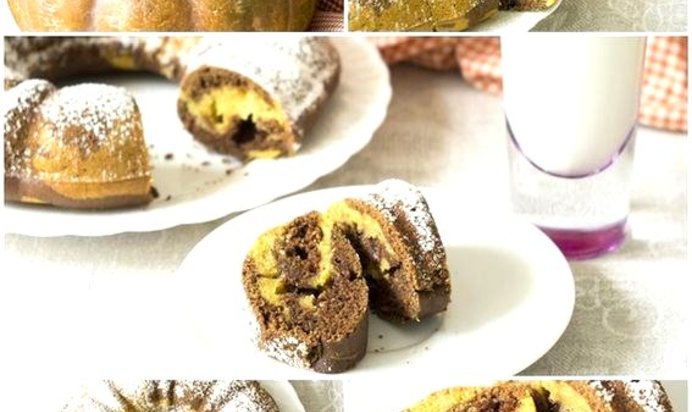 Тыквенно-шоколадный кекс