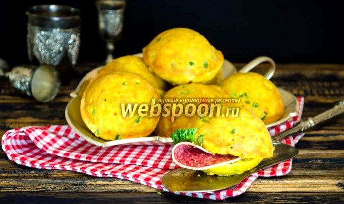 Кексы с овощной начинкой