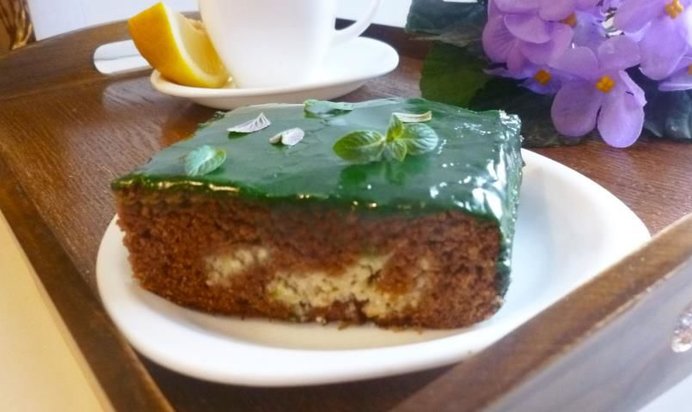 Мятные брауни