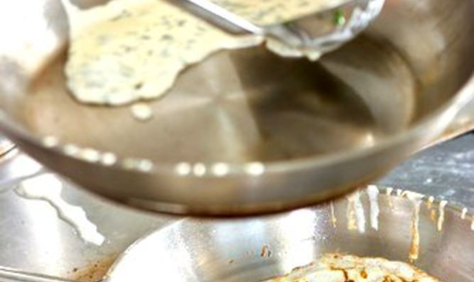 Блины с цукини и морковью