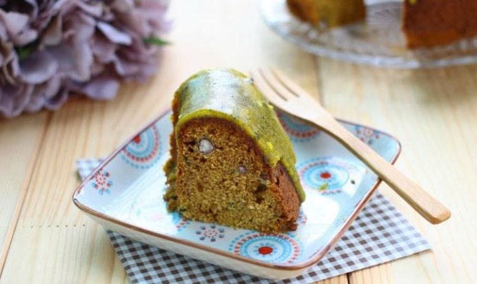 Тыквенный кекс с фасолью Осенний венец