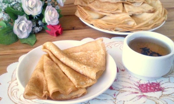 Блинчики без дрожжей