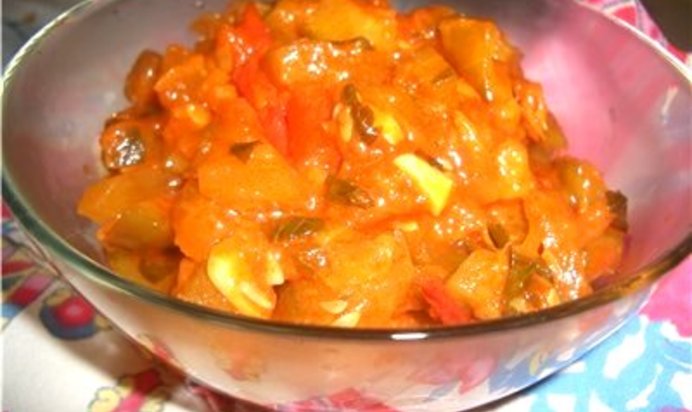 Салат из кабачков и огурцов