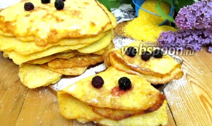 Блины кукурузные